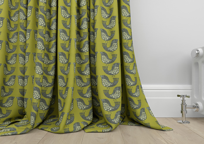 Scandi Birds, Kiwi - Made to Measure Curtains - Image 6